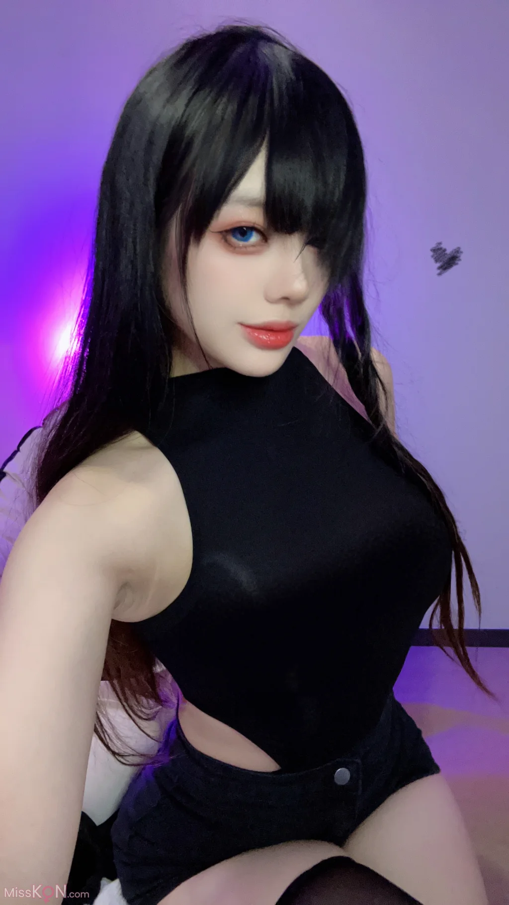 Coser@九言: 黑丝紧身衣 (22 photos + 6 videos)