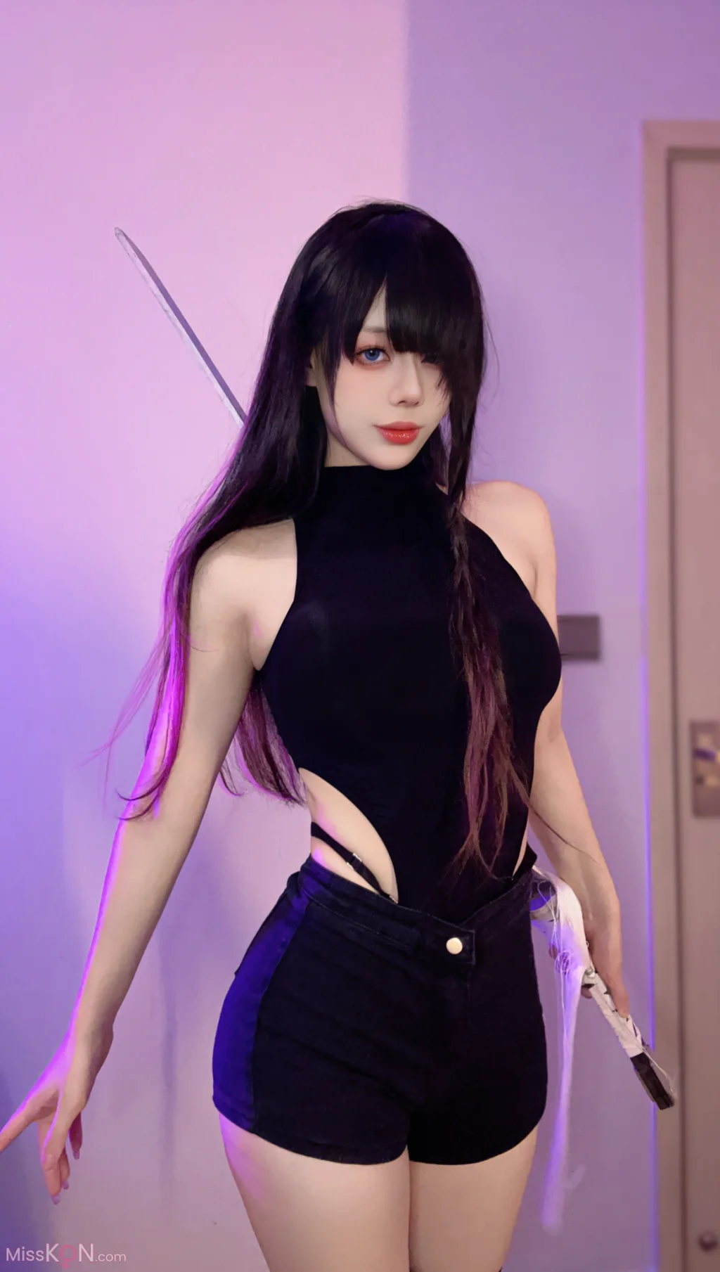 Coser@九言: 黑丝紧身衣 (22 photos + 6 videos) – Page 2