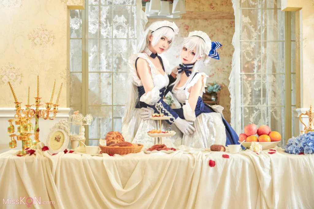 Coser@源纱希喵喵喵 & 犹大Yuta: 碧蓝航线 贝尔法斯特 (28 photos)