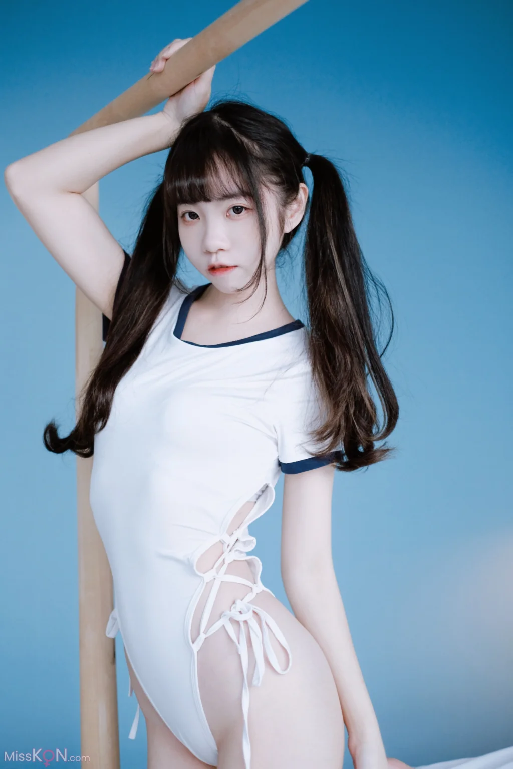 Coser@可可小白兔: 體操服の女學生🐰 (28 photos)