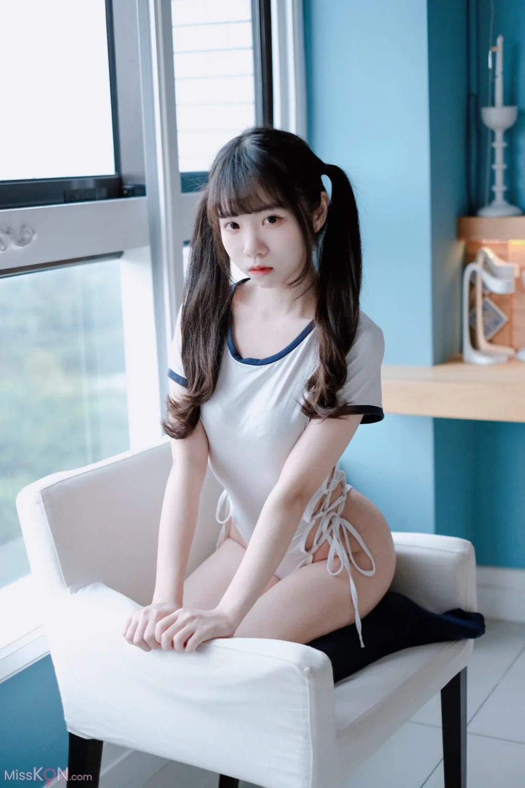 Coser@可可小白兔: 體操服の女學生🐰 (28 photos)