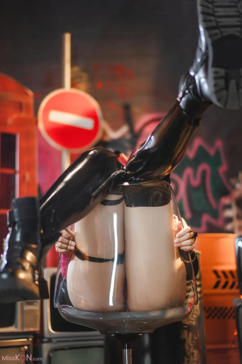 Coser@Natsuko夏夏子: 崩坏·星穹铁道 卡芙卡 朋克同人 (60 photos) – Page 3