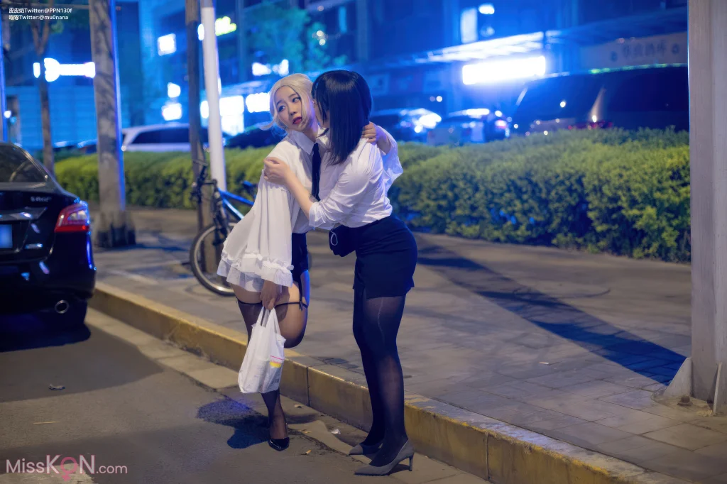 Coser@皮皮奶可可爱了啦 & 穆零Mu0: 百合OL (51 photos) – Page 3