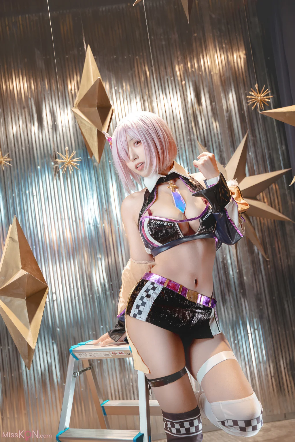 Coser@切切Celia: FGO-玛修赛车服 (23 photos)