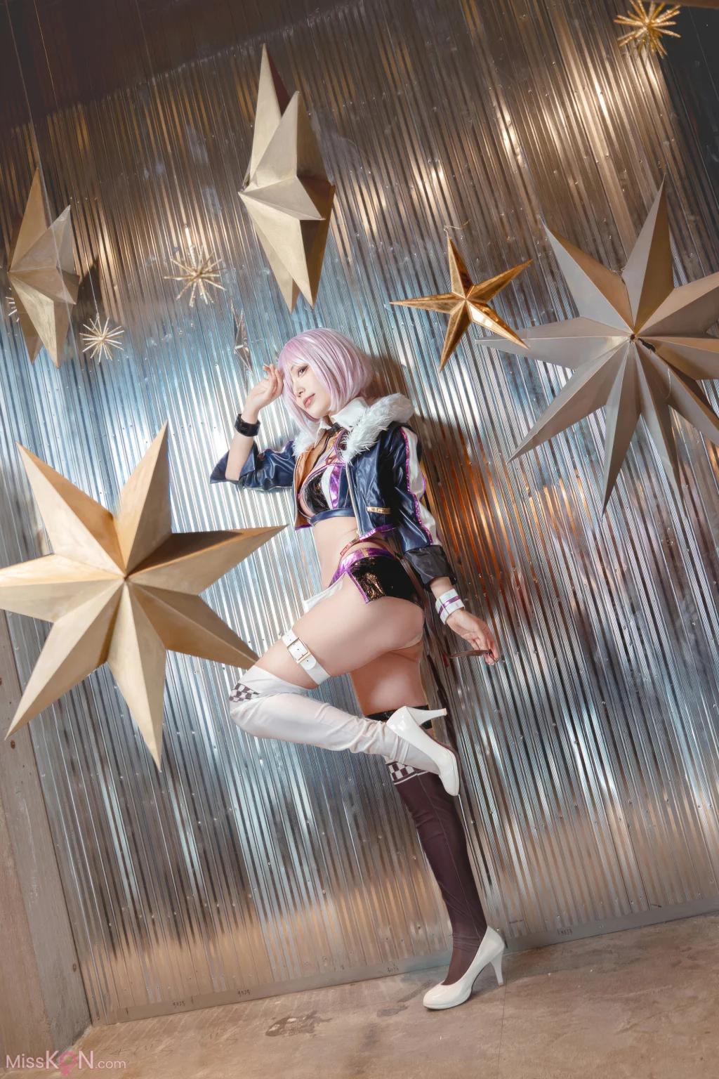 Coser@切切Celia: FGO-玛修赛车服 (23 photos)