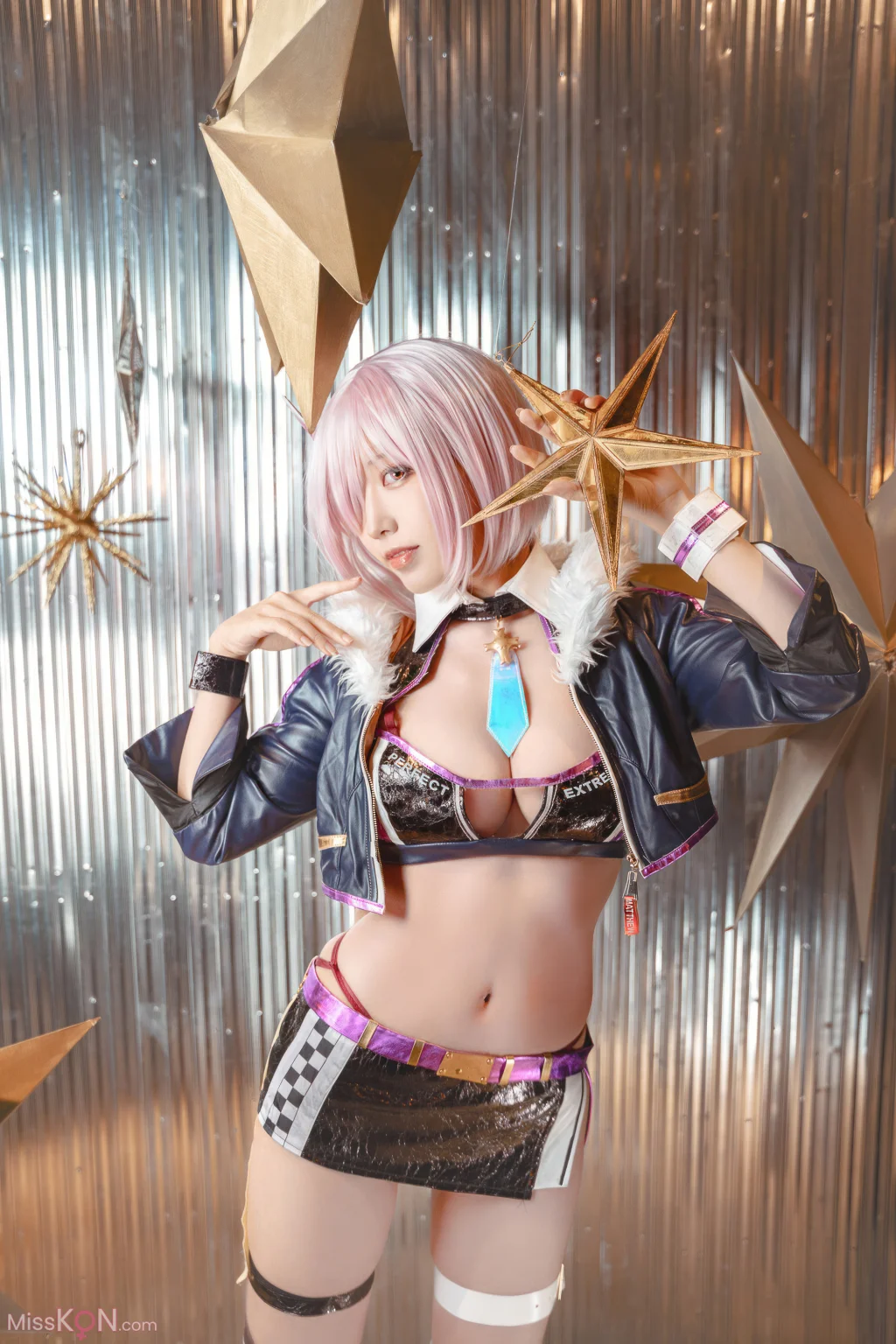 Coser@切切Celia: FGO-玛修赛车服 (23 photos)