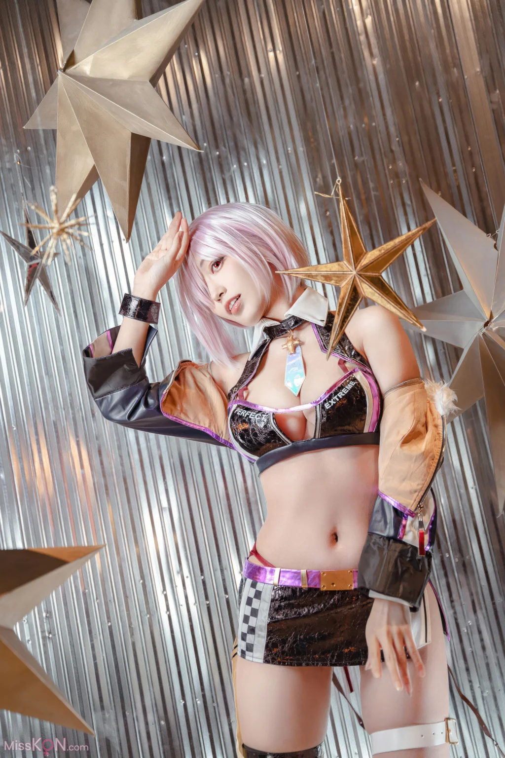 Coser@切切Celia: FGO-玛修赛车服 (23 photos)