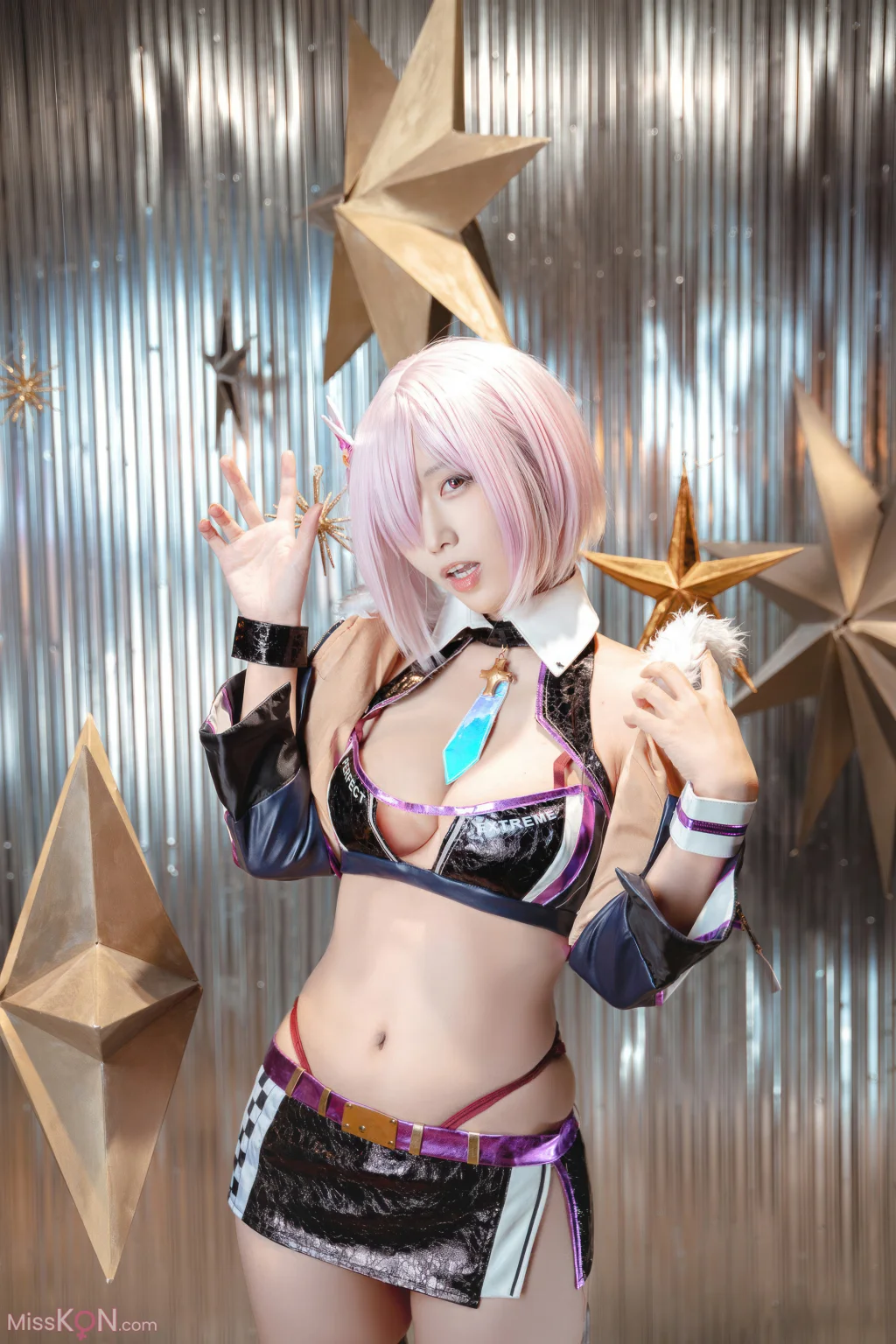 Coser@切切Celia: FGO-玛修赛车服 (23 photos)