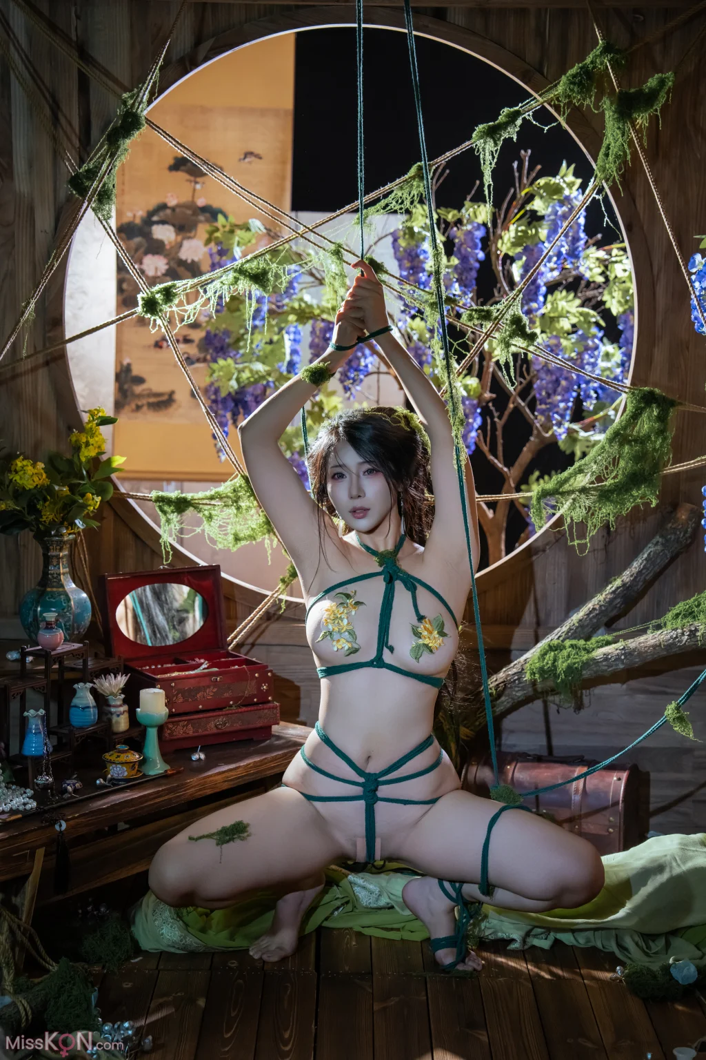 Coser@云溪溪 (Yunx1x1) & 奶桃桃: 苔缚 (93 photos + 1 video) – Page 3