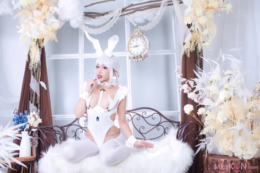 Coser@洛璃LoLiSAMA: 碧蓝航线 恶毒 白兔 (51 photos)