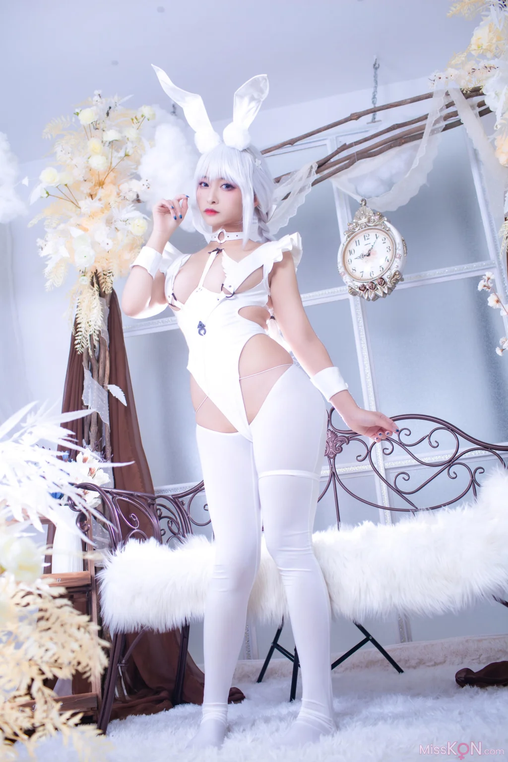 Coser@洛璃LoLiSAMA: 碧蓝航线 恶毒 白兔 (51 photos)