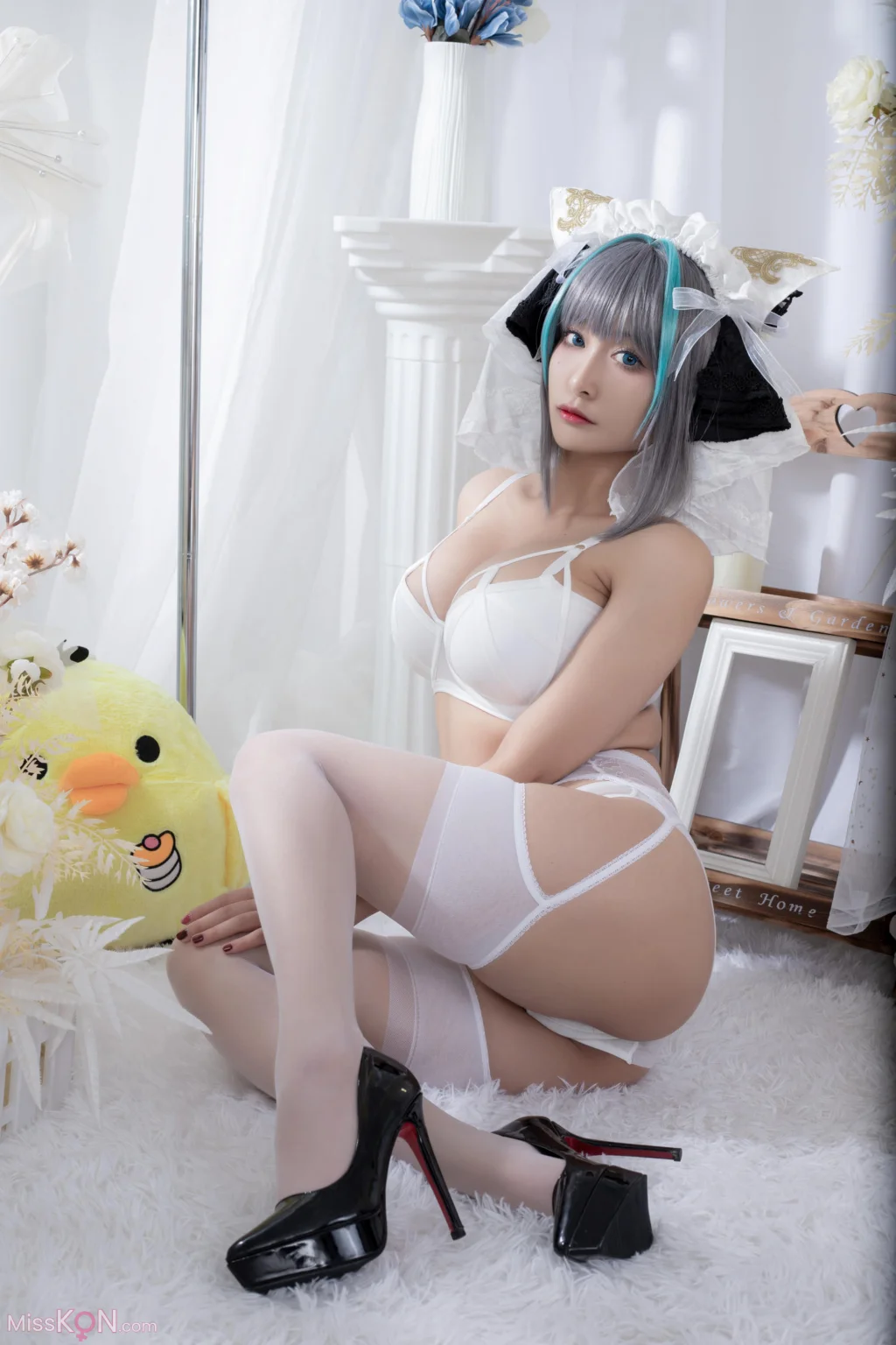 Coser@洛璃LoLiSAMA: 柴郡同人内衣 (66 photos)