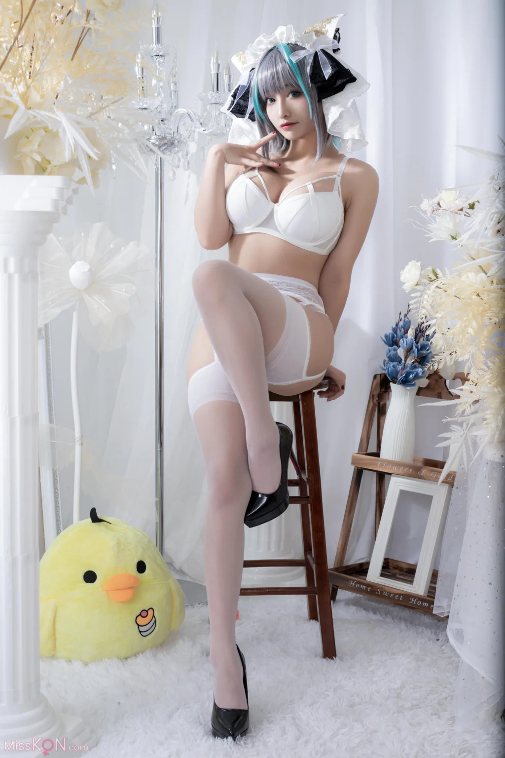 Coser@洛璃LoLiSAMA: 柴郡同人内衣 (66 photos)