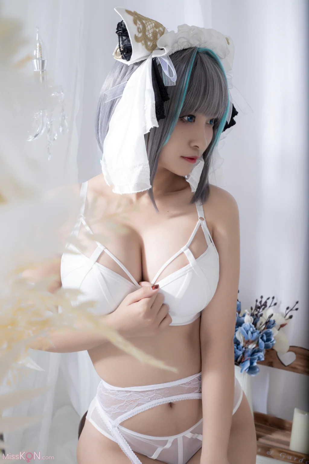 Coser@洛璃LoLiSAMA: 柴郡同人内衣 (66 photos)