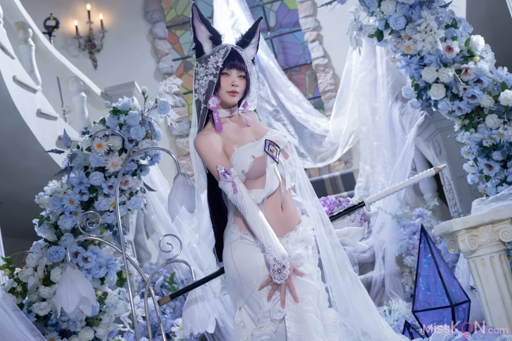 Coser@清水由乃: 碧蓝航线 武藏紫藤花 (51 photos + 1 video)