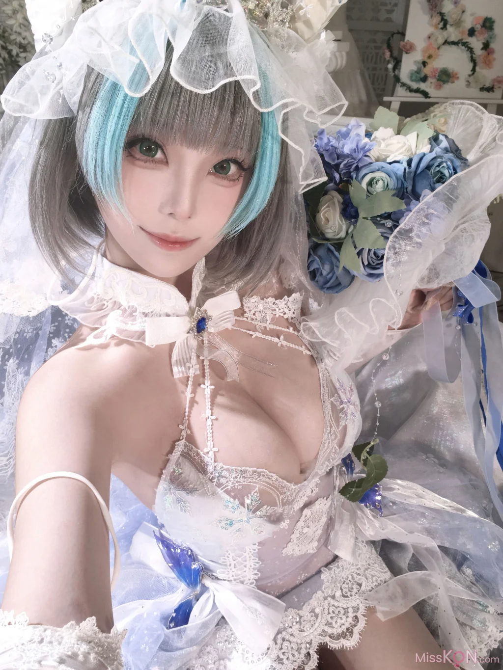 Coser@蜜汁猫裘: 碧蓝航线 柴郡 花嫁 (134 photos + 2 videos) – Page 2