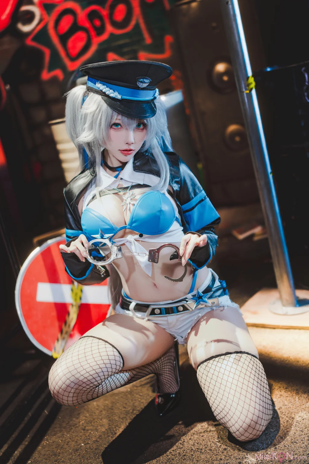 Coser@宮本桜: 交错战线 刃齿女警 (22 photos)