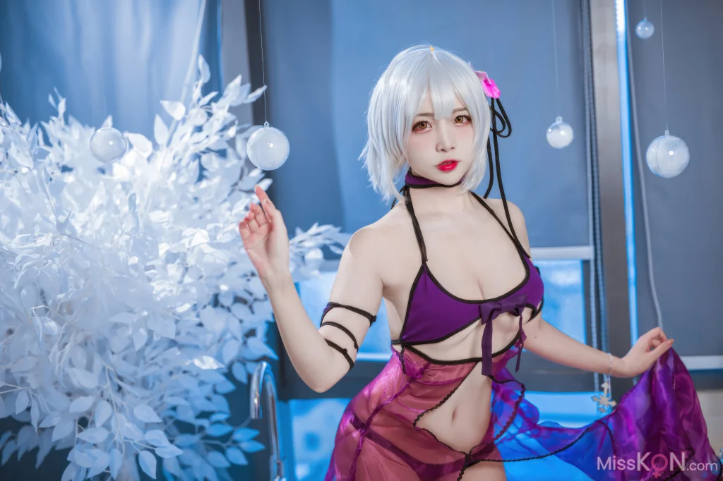 Coser@二佐Nisa: FATE-黑贞水着 (40 photos)