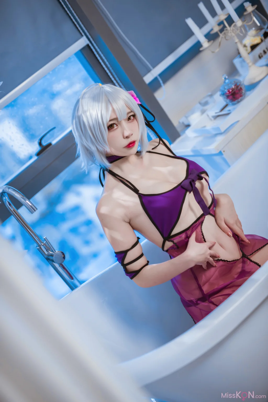 Coser@二佐Nisa: FATE-黑贞水着 (40 photos) – Page 2
