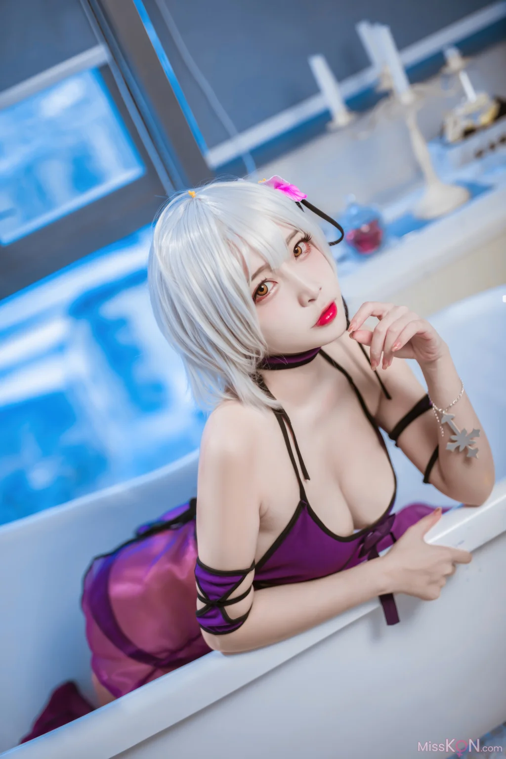Coser@二佐Nisa: FATE-黑贞水着 (40 photos) – Page 2