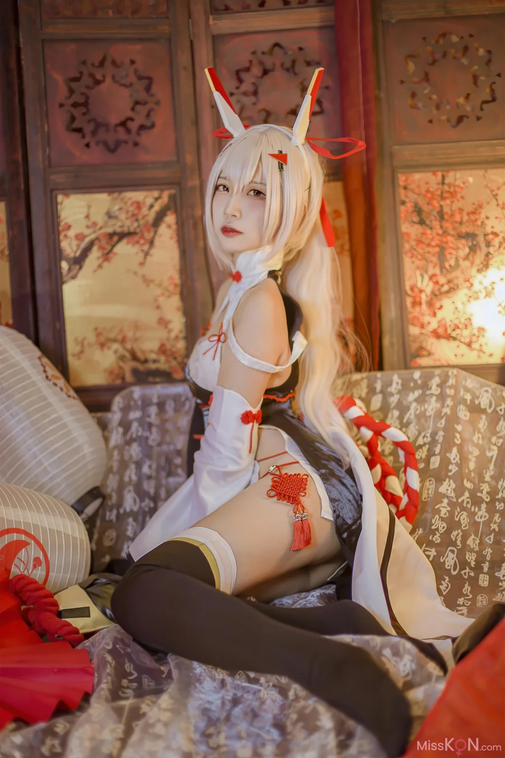 Coser@二佐Nisa: 碧蓝航线 绫波新春旗袍 (27 photos) – Page 2