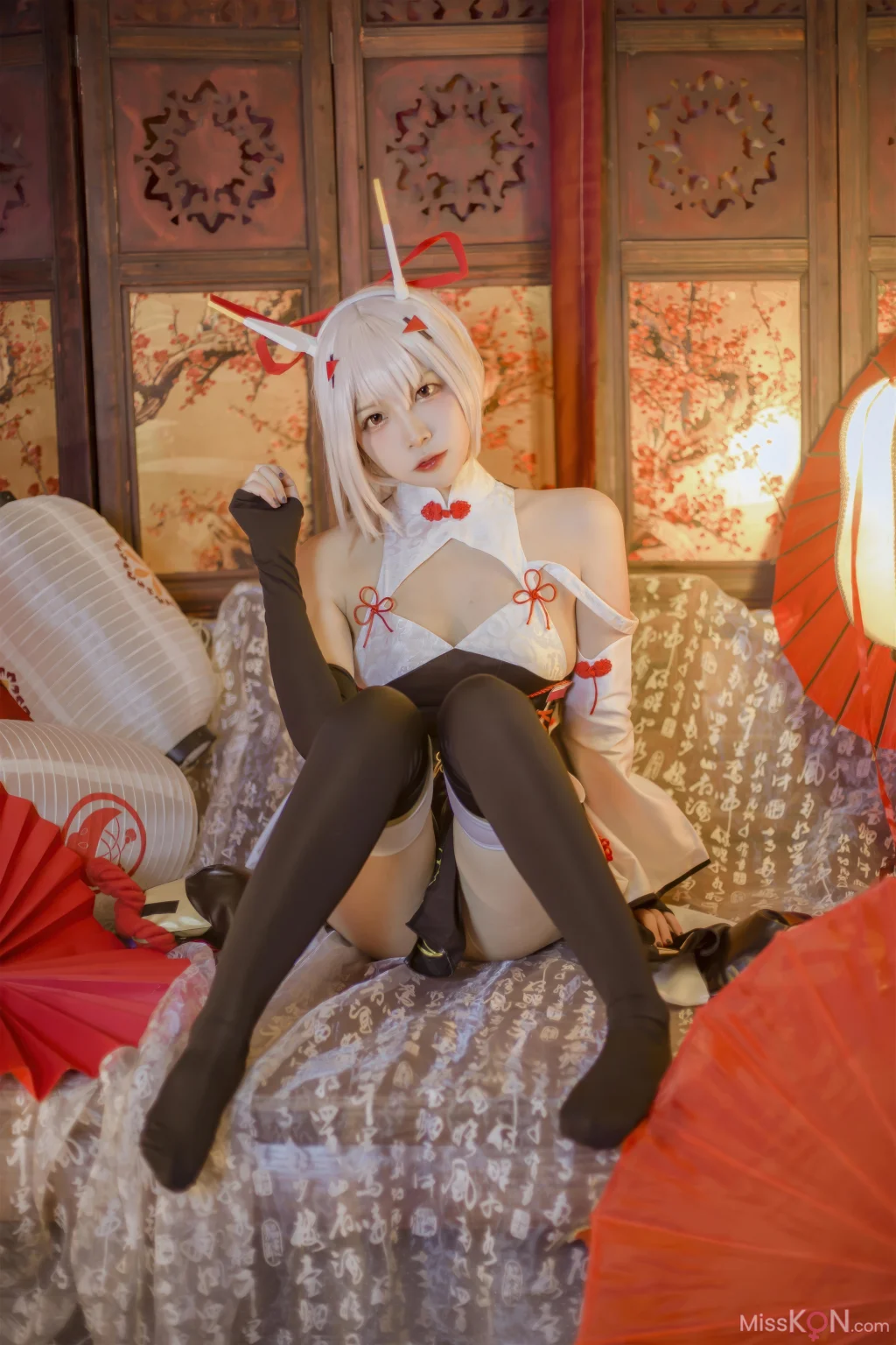 Coser@二佐Nisa: 碧蓝航线 绫波新春旗袍 (27 photos) – Page 2