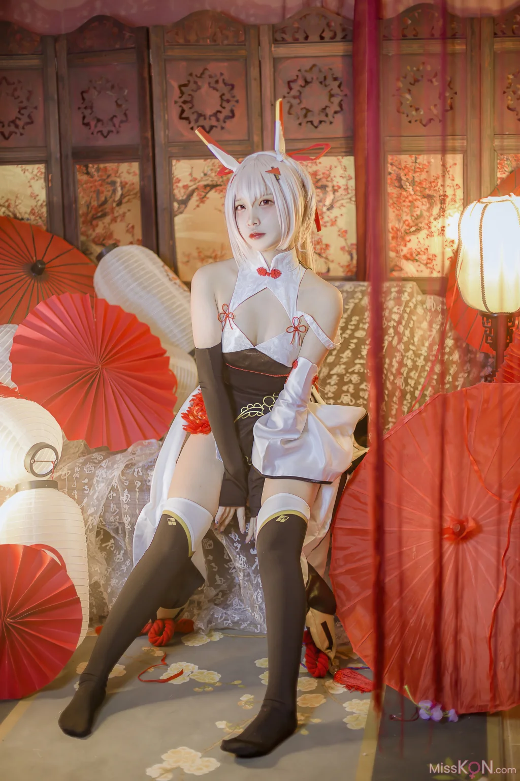 Coser@二佐Nisa: 碧蓝航线 绫波新春旗袍 (27 photos) – Page 2