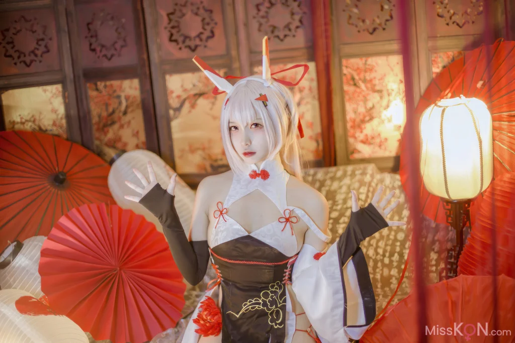 Coser@二佐Nisa: 碧蓝航线 绫波新春旗袍 (27 photos) – Page 2