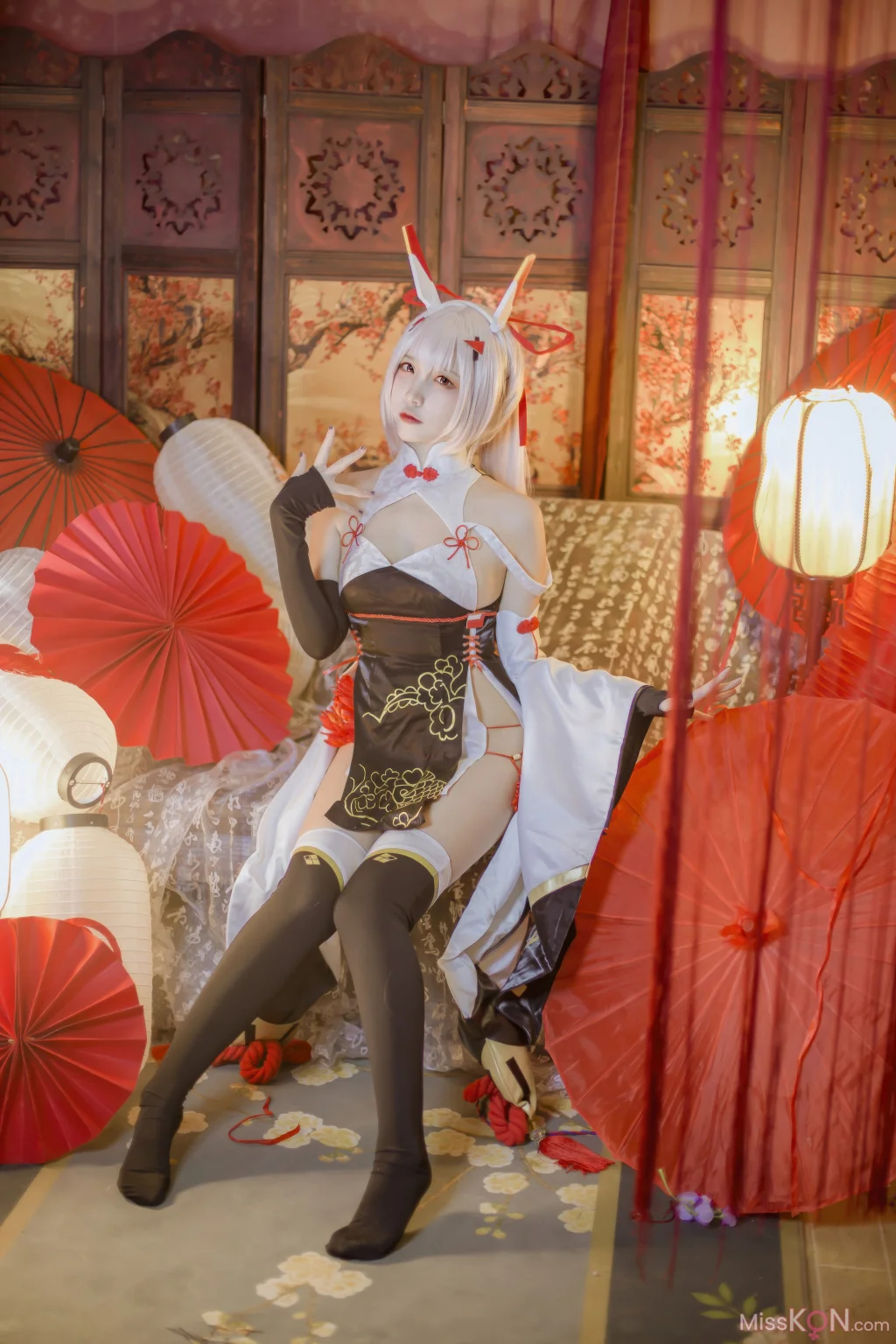 Coser@二佐Nisa: 碧蓝航线 绫波新春旗袍 (27 photos) – Page 2