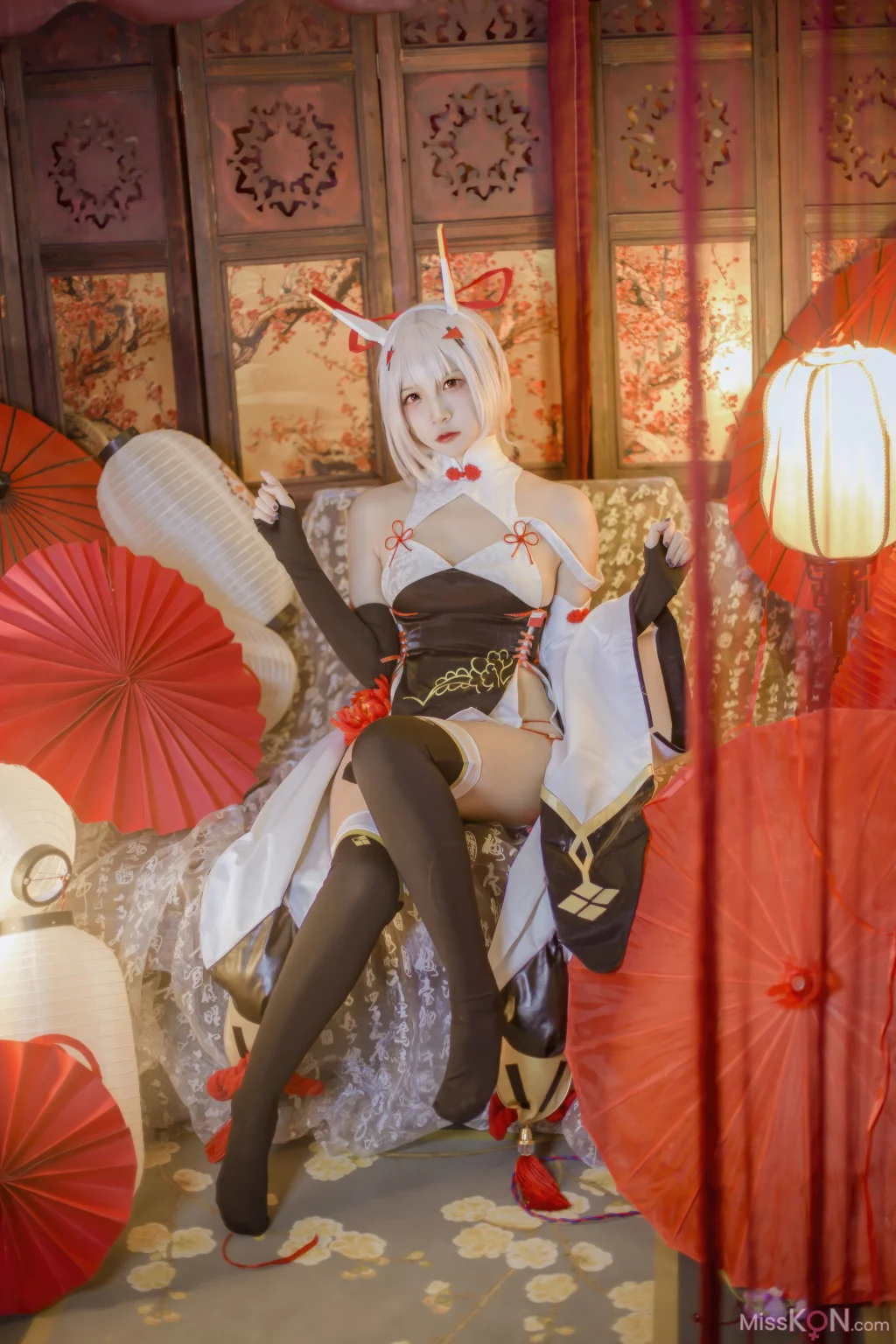 Coser@二佐Nisa: 碧蓝航线 绫波新春旗袍 (27 photos) – Page 2