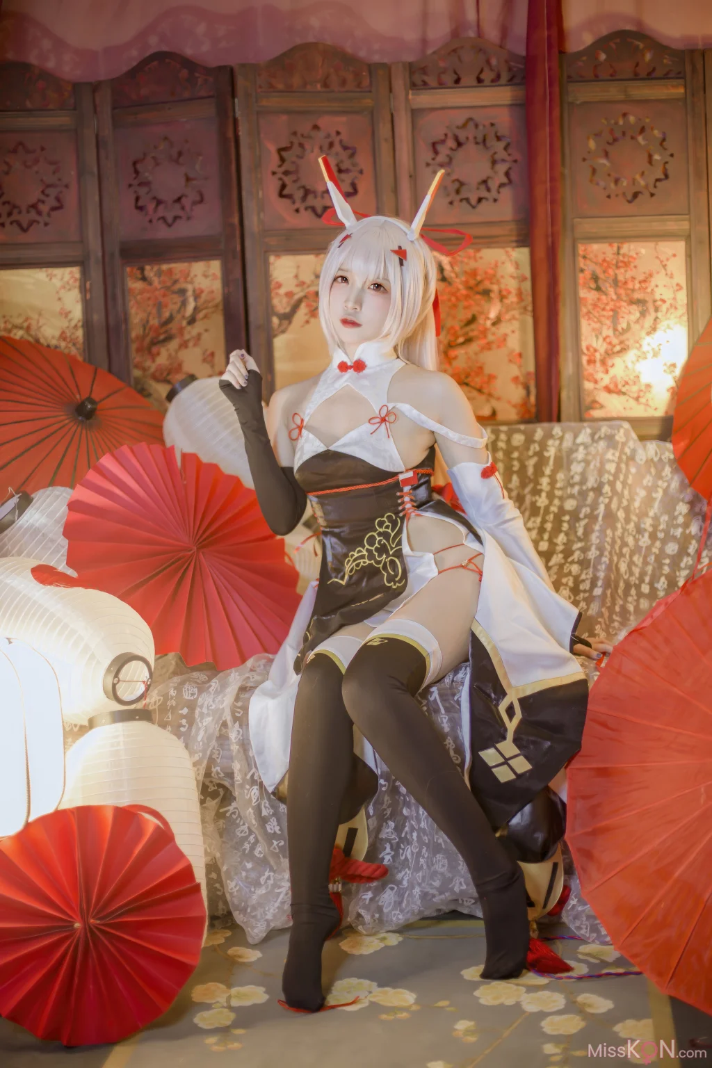 Coser@二佐Nisa: 碧蓝航线 绫波新春旗袍 (27 photos) – Page 2