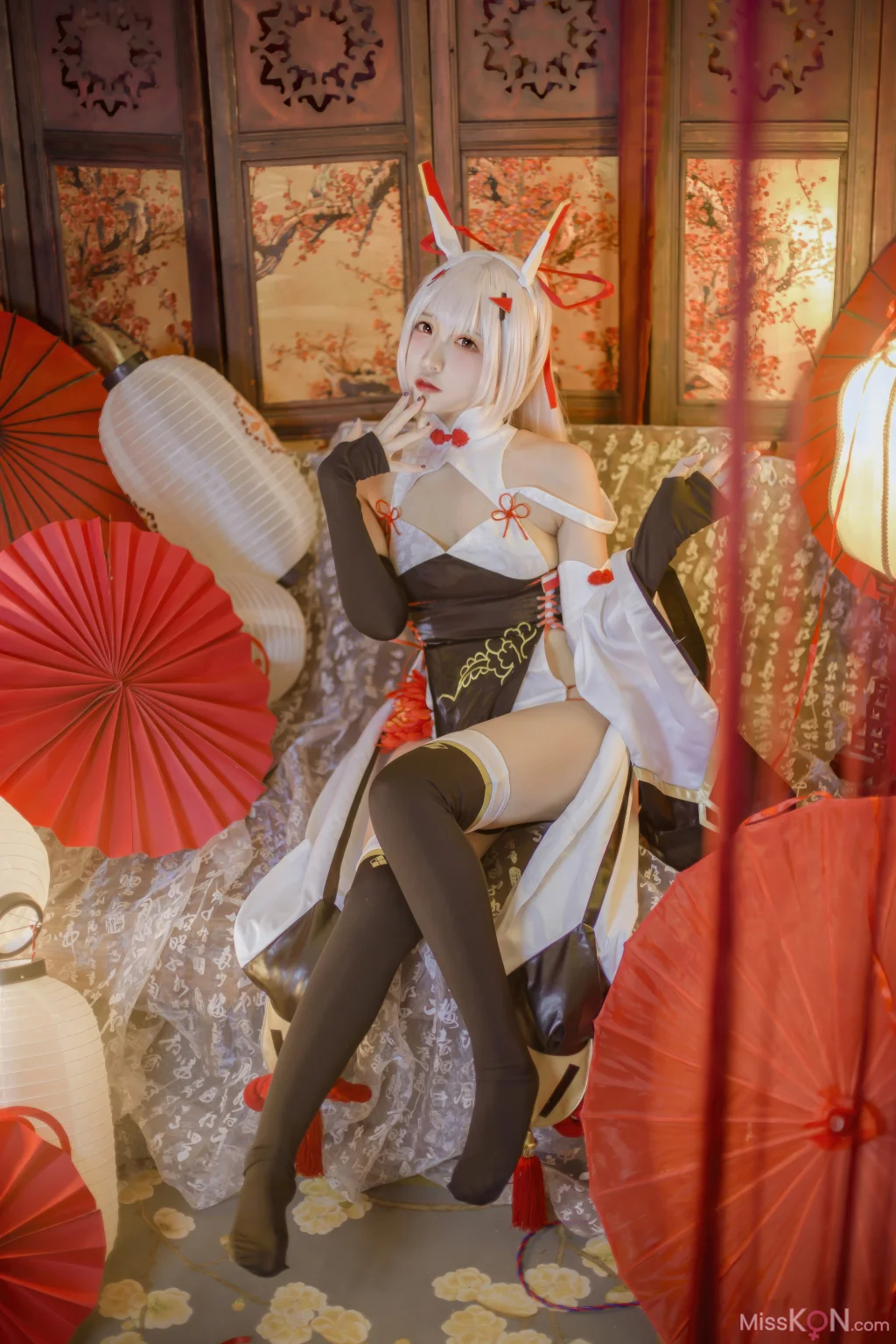 Coser@二佐Nisa: 碧蓝航线 绫波新春旗袍 (27 photos) – Page 2
