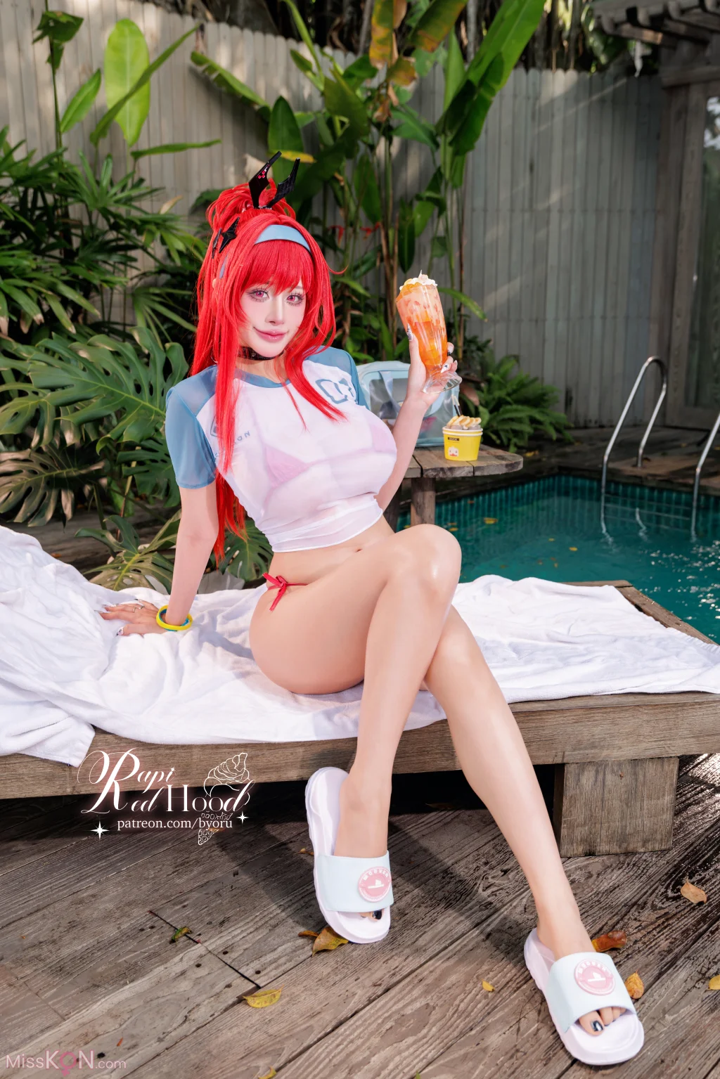 Coser@Byoru: Rapi Redhood summer&胜利女神 妮姬 拉毗小红帽 (53 photos + 22 videos)
