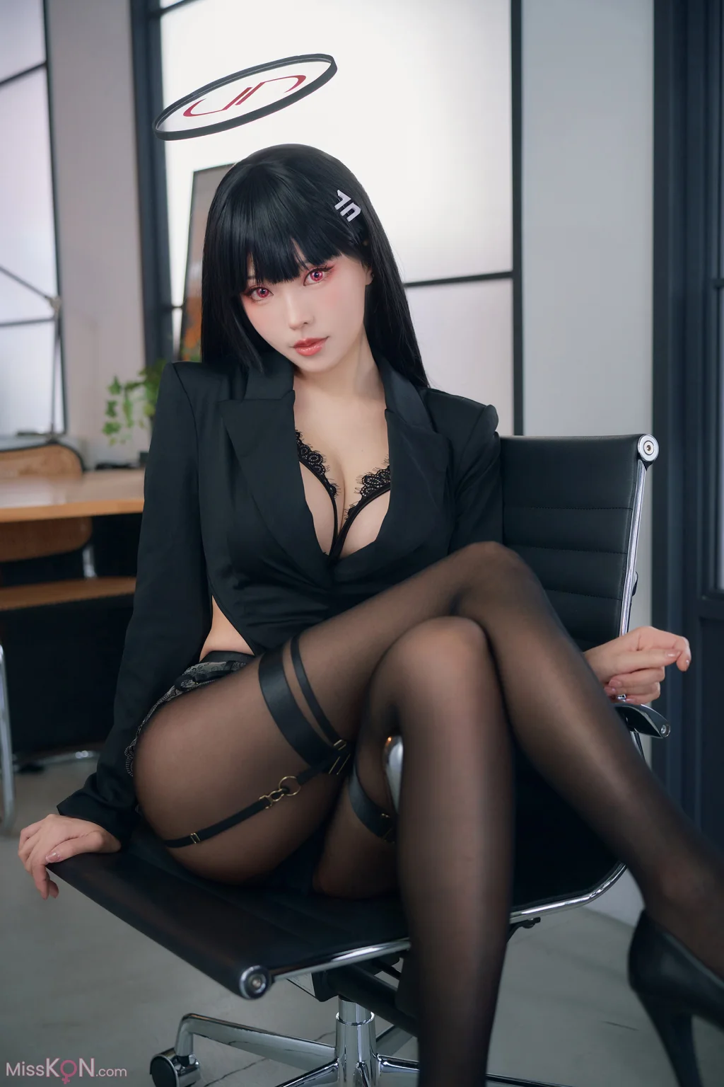 Coser@Ely_eee (ElyEE子): 调月莉音 秘密吊帶 (37 photos)