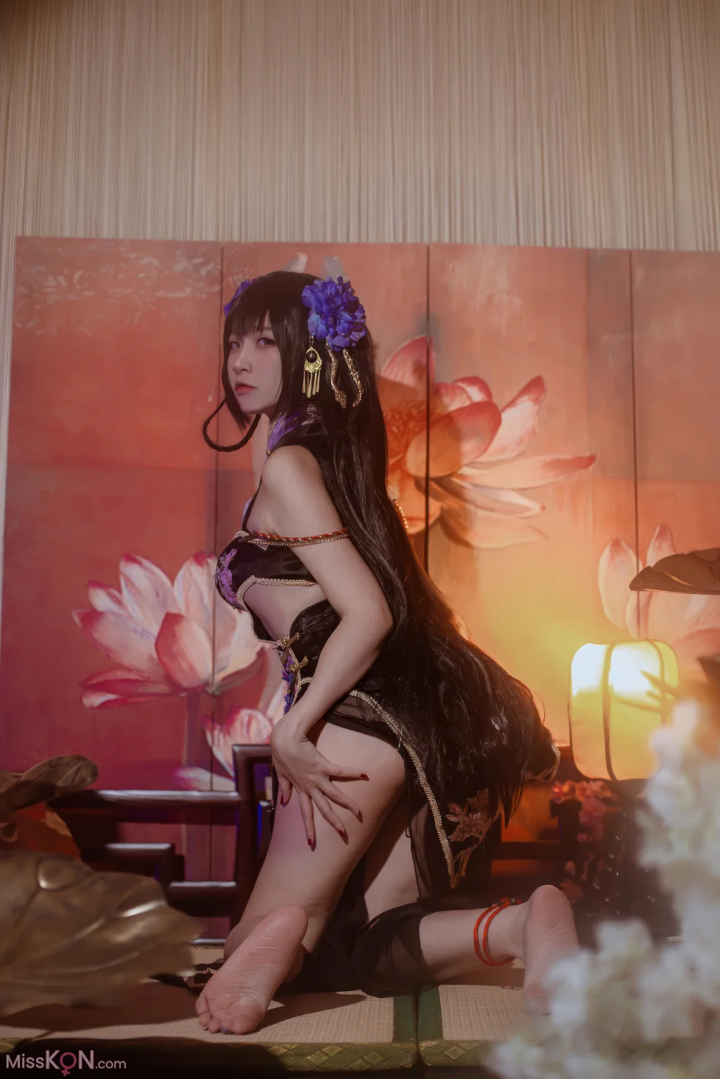 Coser@二佐Nisa: 碧蓝航线-比叡鲟旗袍 (24 photos)