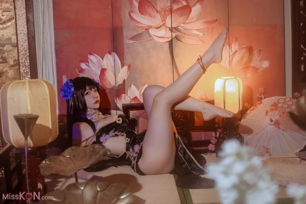 Coser@二佐Nisa: 碧蓝航线-比叡鲟旗袍 (24 photos) – Page 2