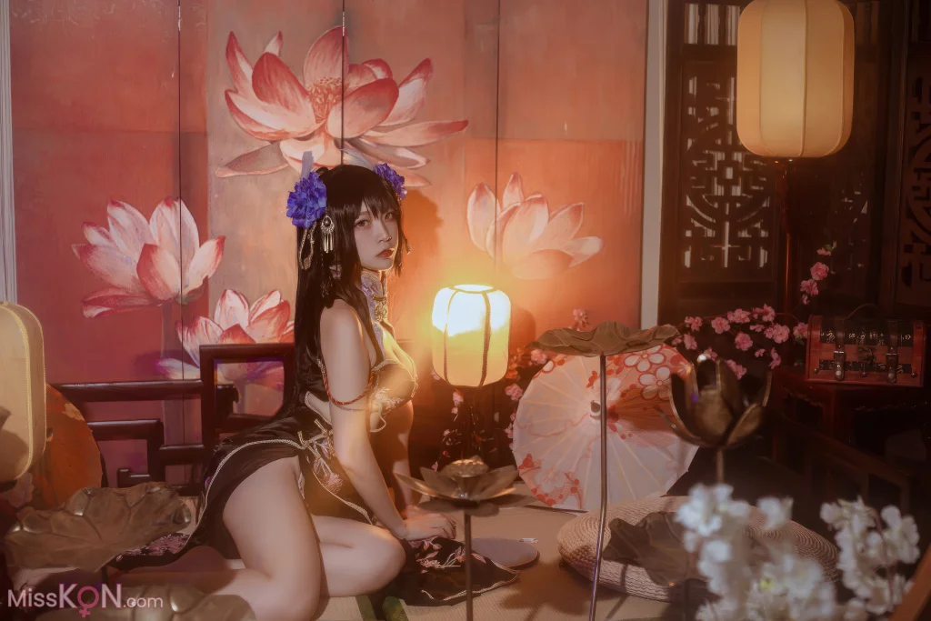 Coser@二佐Nisa: 碧蓝航线-比叡鲟旗袍 (24 photos) – Page 2
