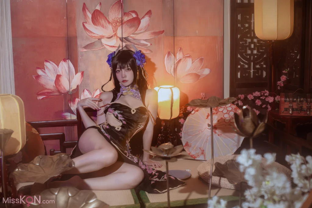 Coser@二佐Nisa: 碧蓝航线-比叡鲟旗袍 (24 photos) – Page 2
