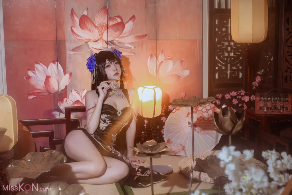 Coser@二佐Nisa: 碧蓝航线-比叡鲟旗袍 (24 photos) – Page 2
