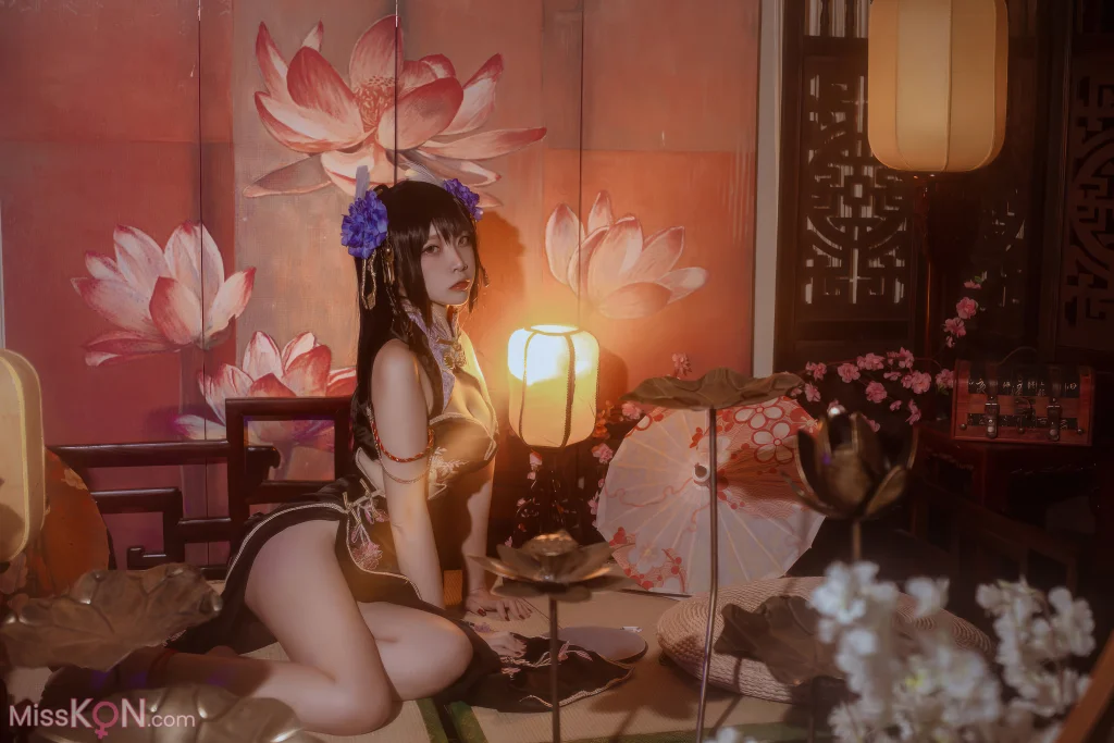 Coser@二佐Nisa: 碧蓝航线-比叡鲟旗袍 (24 photos) – Page 2