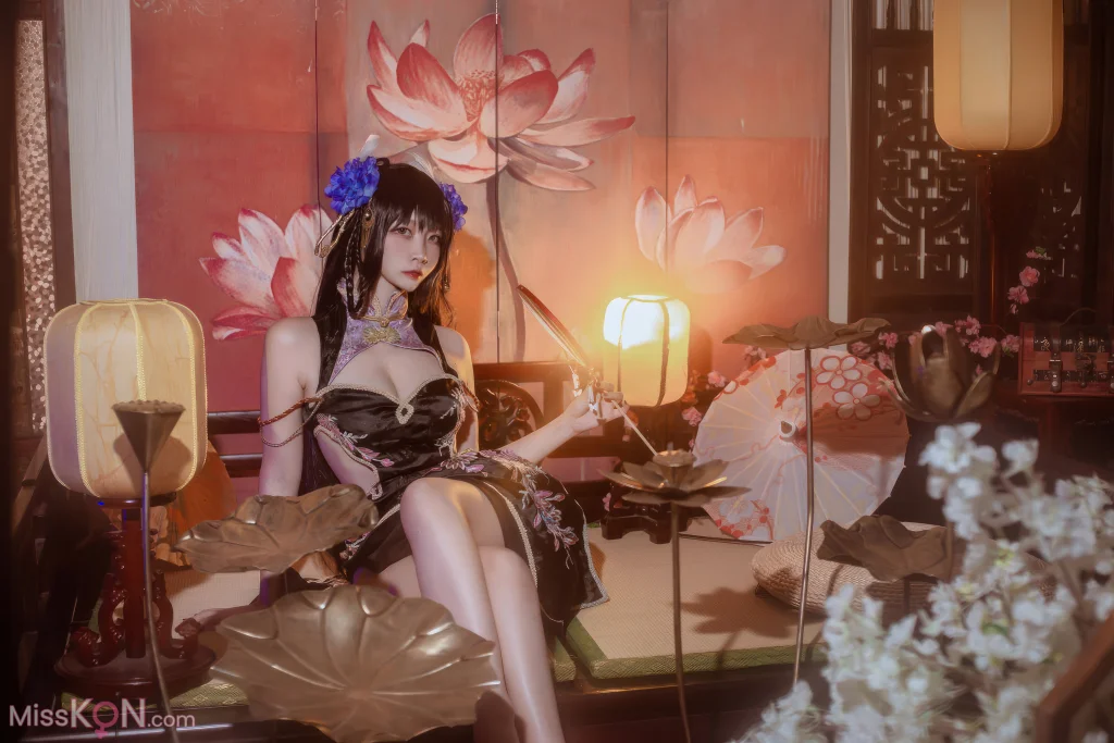 Coser@二佐Nisa: 碧蓝航线-比叡鲟旗袍 (24 photos) – Page 2