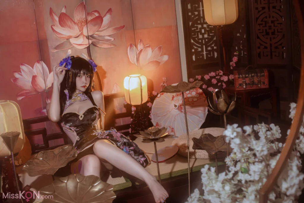 Coser@二佐Nisa: 碧蓝航线-比叡鲟旗袍 (24 photos) – Page 2