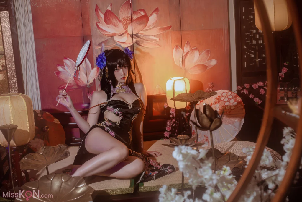 Coser@二佐Nisa: 碧蓝航线-比叡鲟旗袍 (24 photos) – Page 2