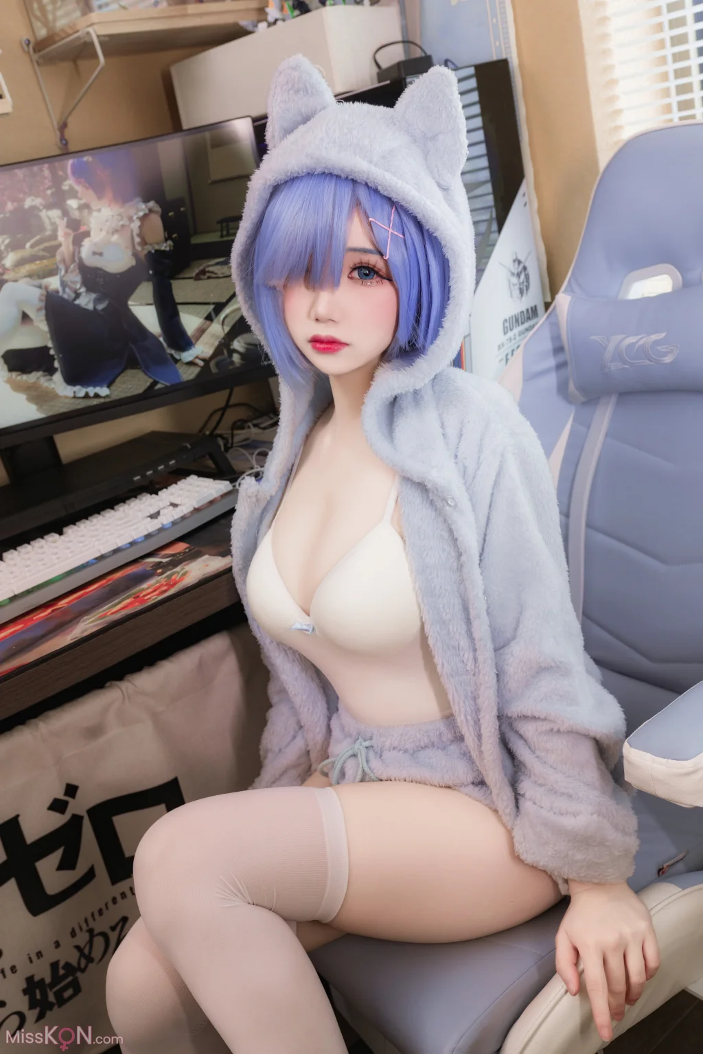 Coser@雪晴Astra: 蕾姆猫猫 (13 photos)