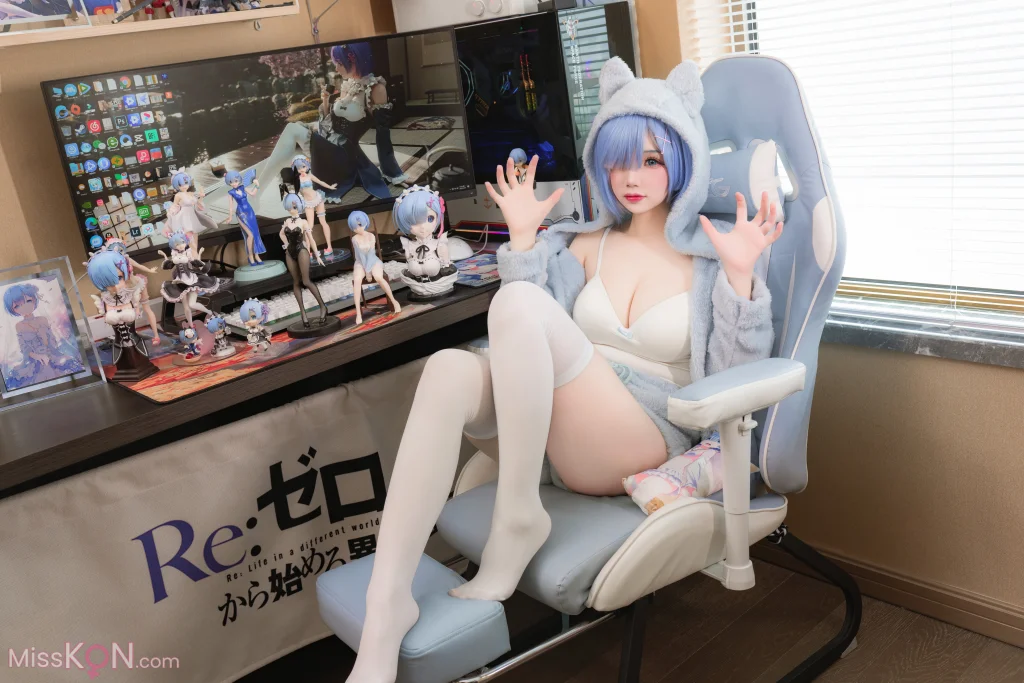 Coser@雪晴Astra: 蕾姆猫猫 (13 photos)
