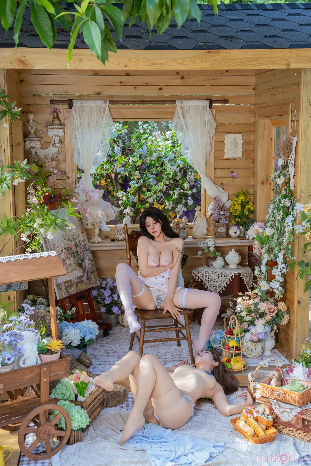 Coser@云溪溪 (Yunx1x1) & 奶桃桃 & 奈汐酱nice: 花眠 (90 photos + 1 video) – Page 2