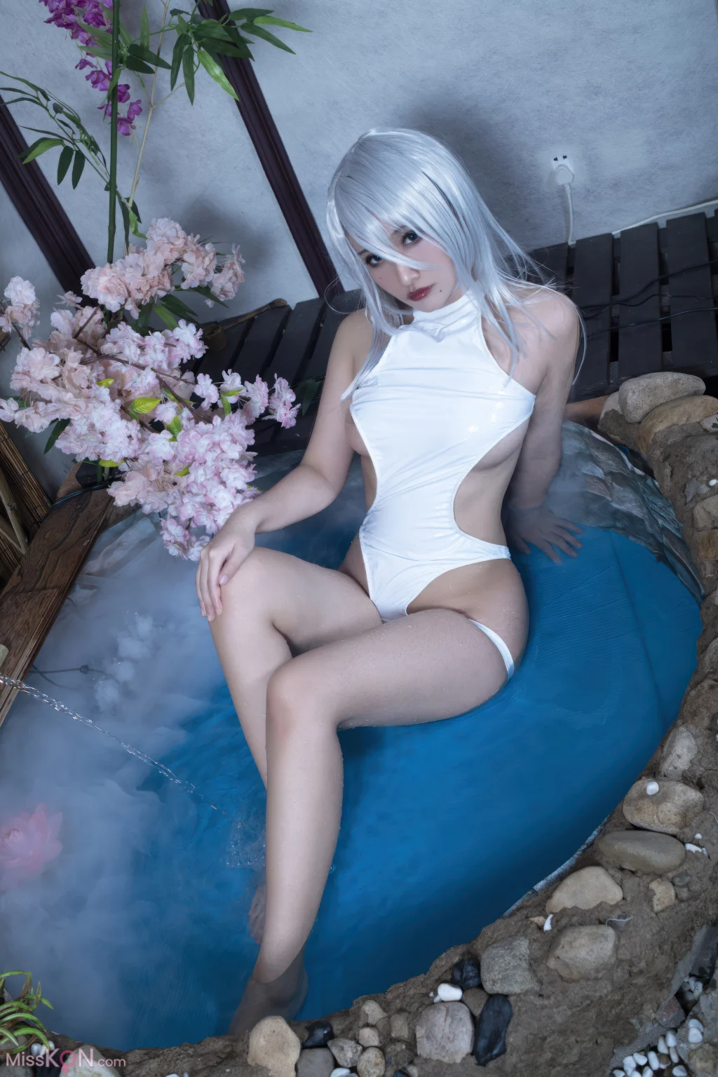Coser@洛璃LoLiSAMA: 尼尔A2白色竞泳 (60 photos) – Page 3