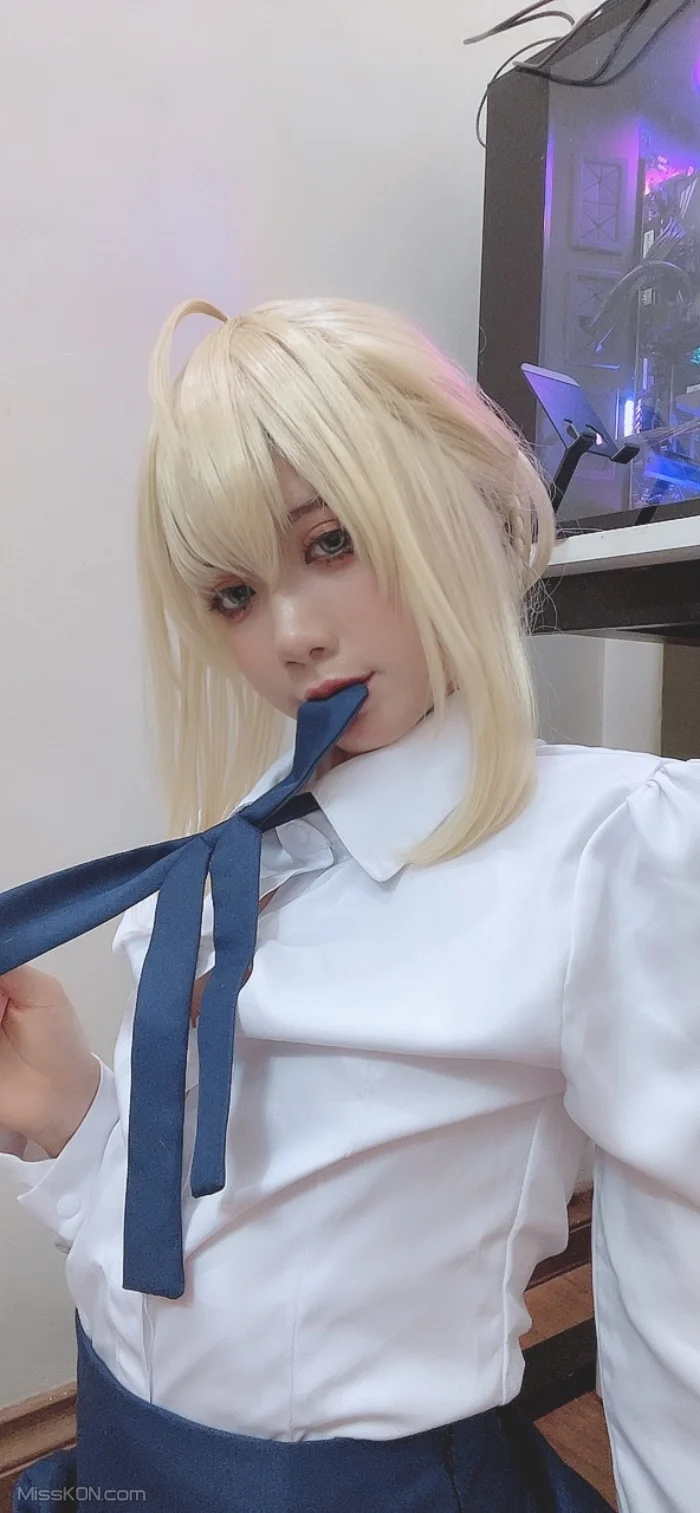 Coser@PoppaChan: Artoria Pendragon (Fate) (124 photos + 10 videos)