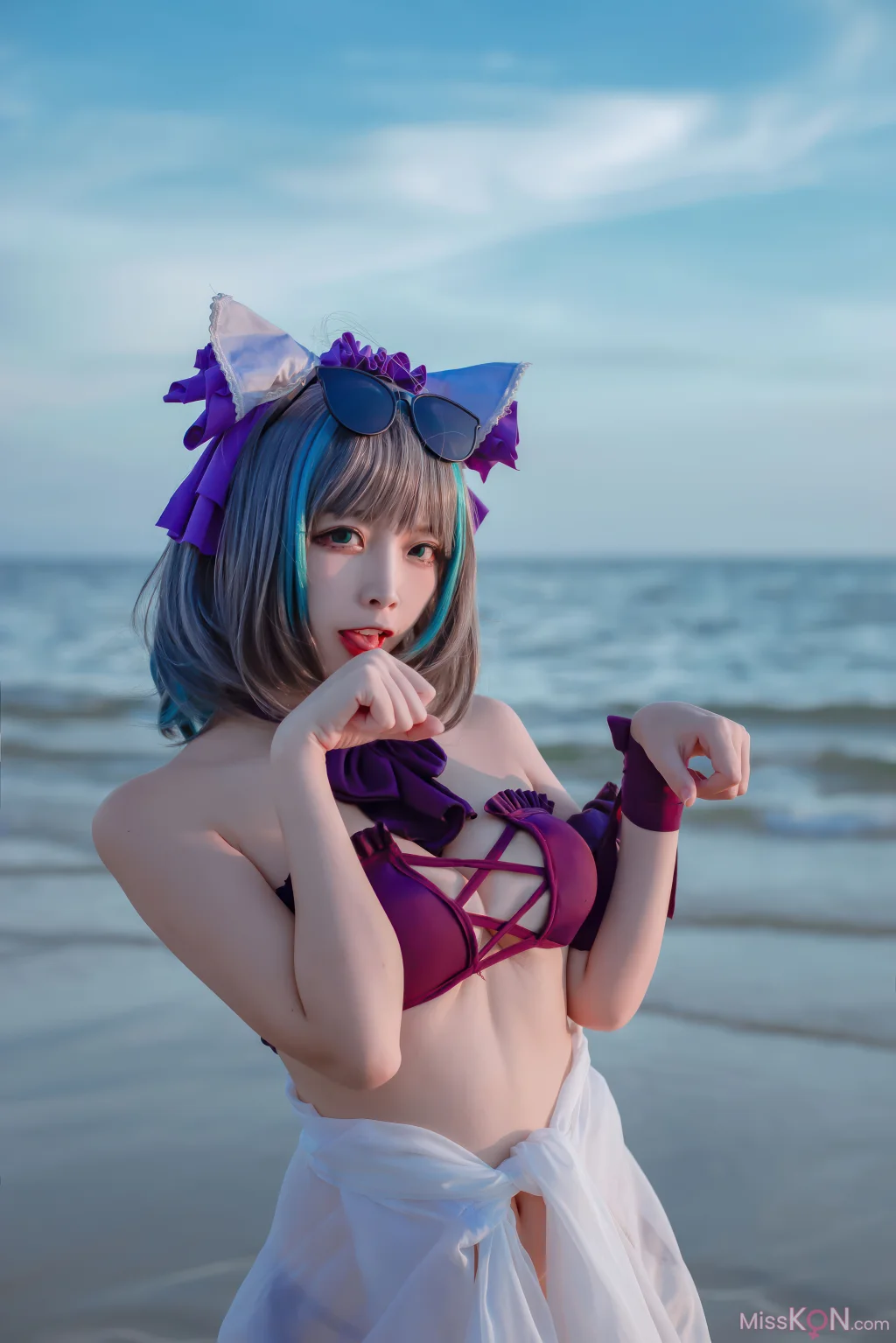 Coser@二佐Nisa: 碧蓝航线-柴郡泳装 (30 photos) – Page 2
