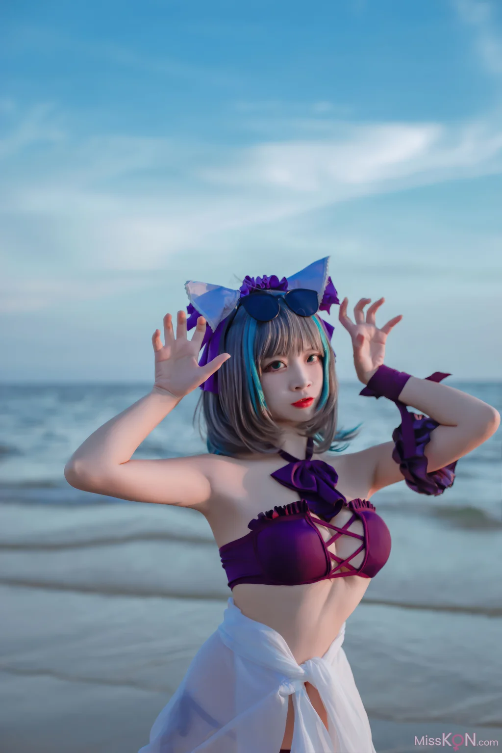 Coser@二佐Nisa: 碧蓝航线-柴郡泳装 (30 photos) – Page 2